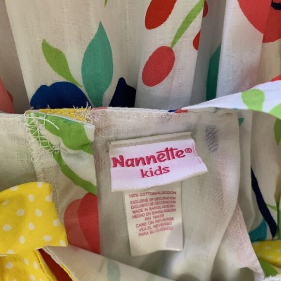 Nanette Girls Size 4 Floral Pleated Sundress Colorful Dress NWT - Picture 9 of 12